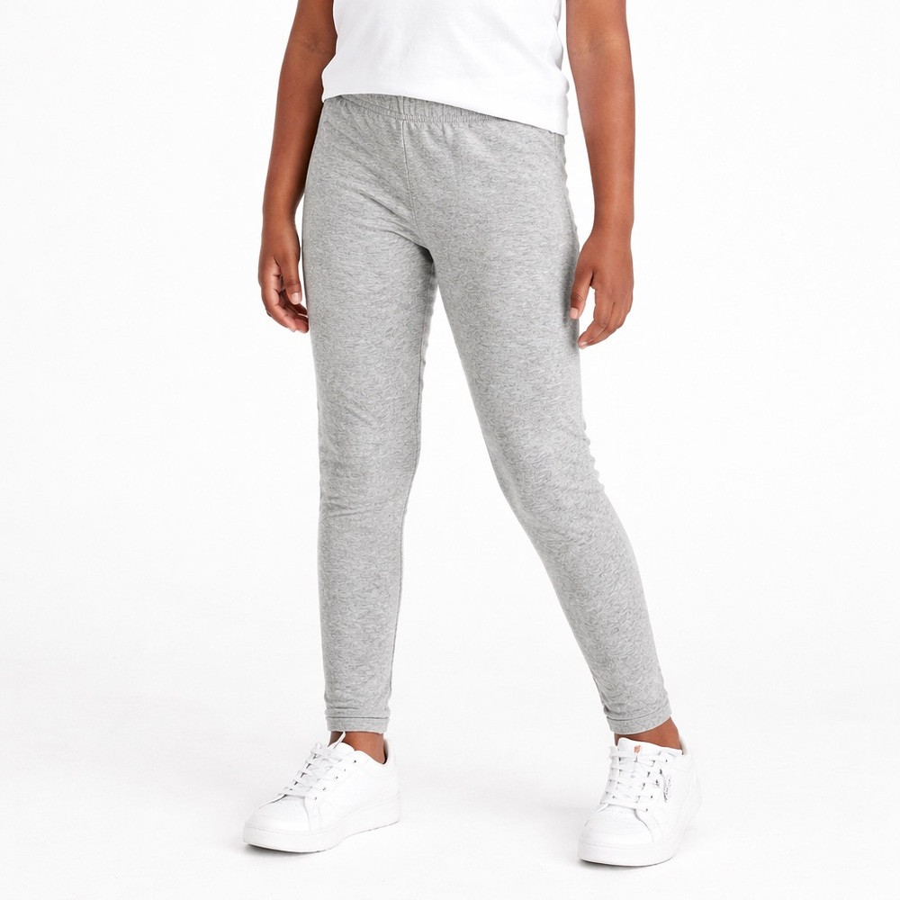 GAP Kids Gray Cotton Stretch Leggings Girls XL 12